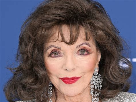 joan collins tits|Joan Collins posed for the Bunny at the age of 50 in Dec